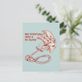 Rock klimmen cam re-sling briefkaart (Staand voorkant)