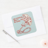 Rock klimmen cam re-sling vierkante sticker (Envelop)