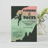 Rock klimmen Gym Avontuur Verjaardag Kaart (Staand voorkant)