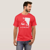 Rock-klimmen in mijn eigen straat t-shirt (Voorkant volledig)