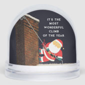 Rock klimmen Kerstcadeau Sneeuwbol (Voorkant)