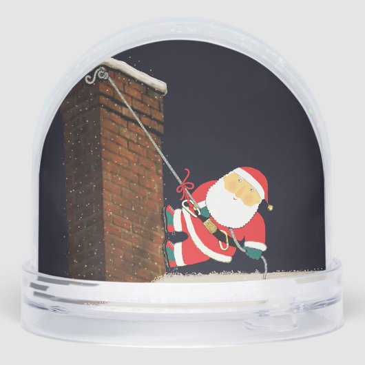 Rock klimmen Kerstcadeau Sneeuwbol (Achterkant)