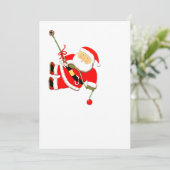 Rock klimmen Kerstmis Feestdagenkaart (Staand voorkant)