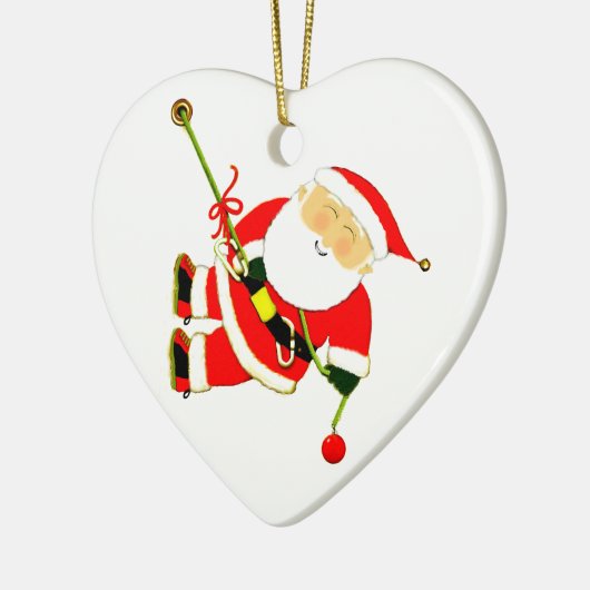 Rock klimmen Kerstmis Keramisch Ornament (Links)