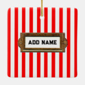 Rock klimmen Kerstmis Keramisch Ornament (Achterkant)