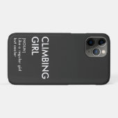 Rock klimmen meisje trendy cadeau voor haar Case-Mate iPhone case (Achterkant (horizontaal))