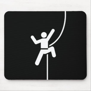 Rock-klimmen Pictogram Mousepad Muismat