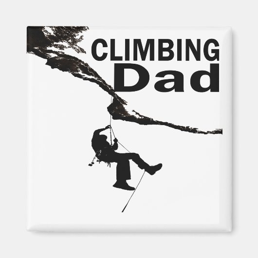 Rock klimmen vader magneet (Voorkant)