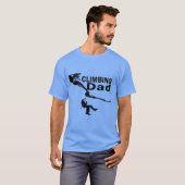 Rock klimmen vader t-shirt (Voorkant volledig)