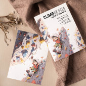Rock klimmen verjaardag kaart