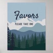 Rock klimmen verjaardagsfeestje gunsten teken poster (Voorkant)