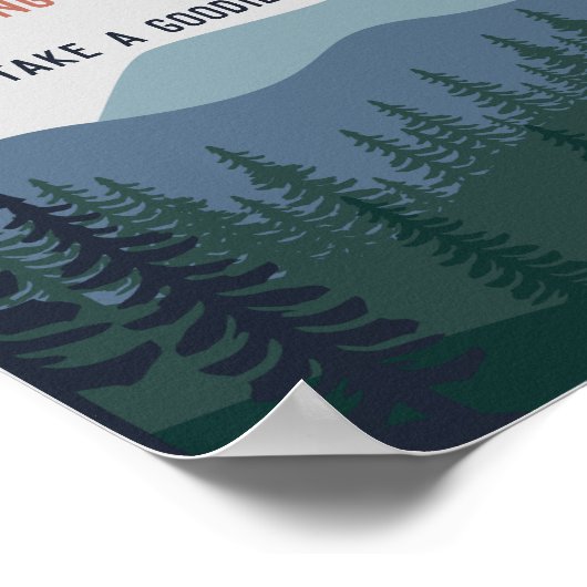 Rock klimmen verjaardagsfeestje gunsten teken poster (Hoek)