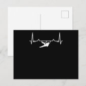 Rock-klimmende hartslag briefkaart (Voorkant / Achterkant)