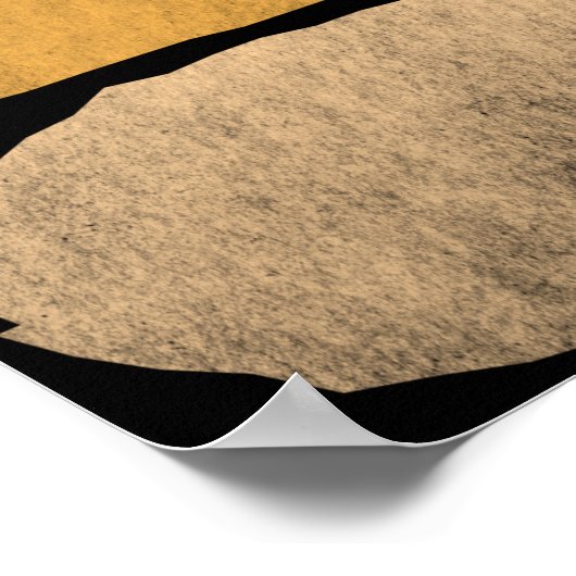 Rock-klimmer Hipster-klimmer Poster (Hoek)