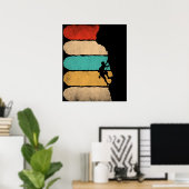 Rock-klimmer Hipster-klimmer Poster (Thuiskantoor)