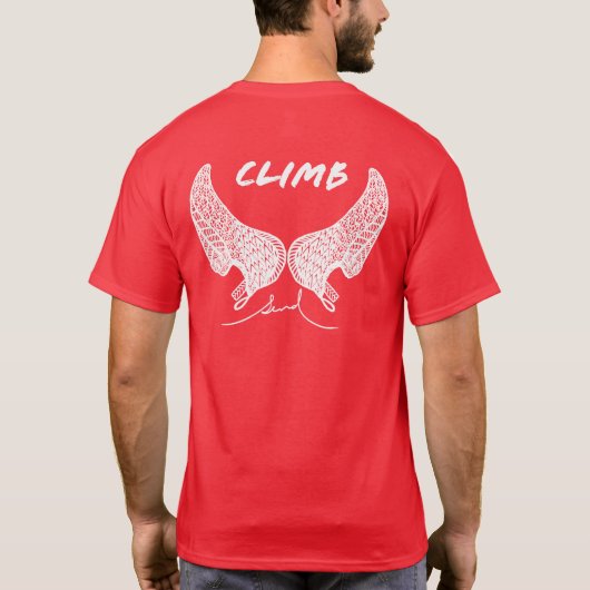 Rock klimschoenen Angel Wings T-shirt - 8 (Achterkant)