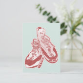 Rock klimschoenen resol briefkaart (Staand voorkant)