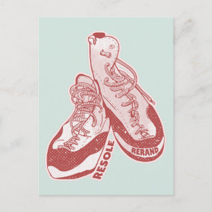 Rock klimschoenen resol briefkaart