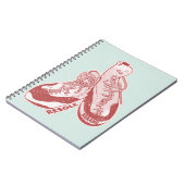 Rock klimschoenen resol notitieboek (Linkerzijde)