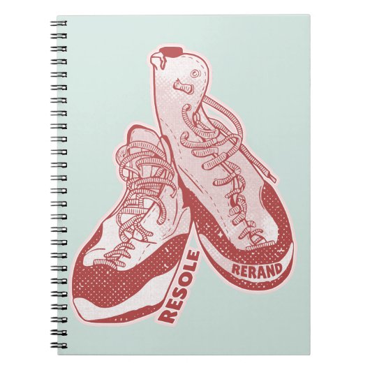 Rock klimschoenen resol notitieboek (Voorkant)