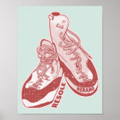 Rock klimschoenen resol poster (Voorkant)
