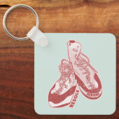 Rock klimschoenen resol sleutelhanger (Voorkant)