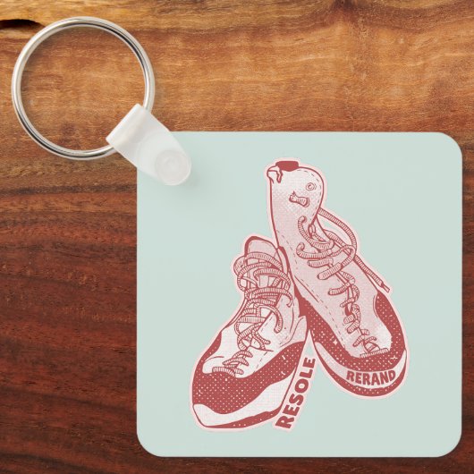 Rock klimschoenen resol sleutelhanger (Voorkant)