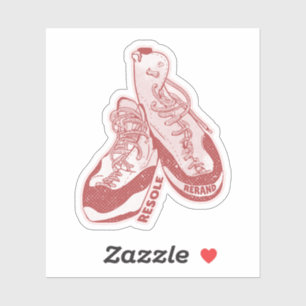 Rock klimschoenen resol sticker