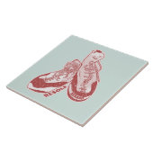 Rock klimschoenen resol tegeltje (Zijkant)