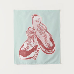 Rock klimschoenen resol wandkleed
