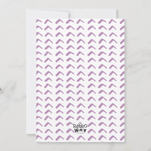 Rock klimuitnodiging: Blond Haar Verjaardag Kaart (Achterkant)