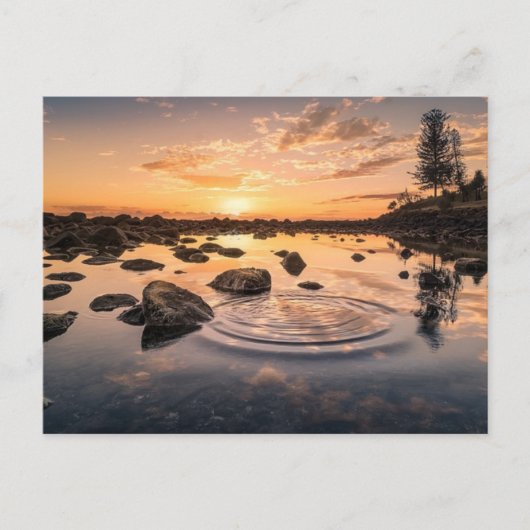 Rock Lake Post Card Briefkaart (Voorkant)