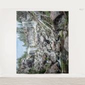 Rock Land Waterfall / Natural Beauty Wandkleed (Voorkant)