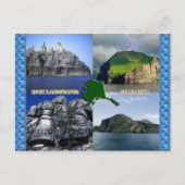 Rock Landscapes van Alaska Collage Briefkaart (Voorkant)