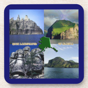 Rock Landscapes van Alaska Collage Drankjes Onderzetter