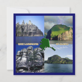 Rock Landscapes van Alaska Collage Kaart