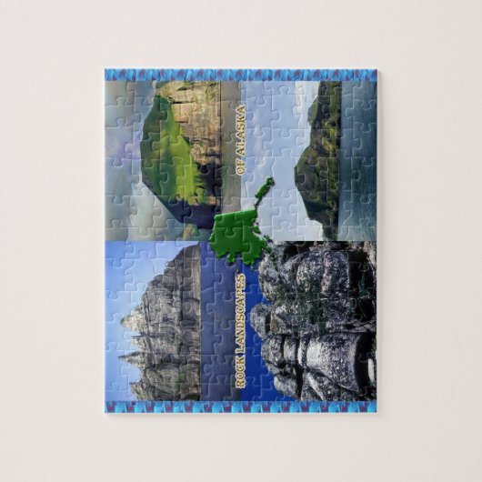 Rock Landscapes van Alaska Collage Legpuzzel (Verticaal)