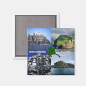 Rock Landscapes van Alaska Collage Magneet (Voorkant / Achterkant)