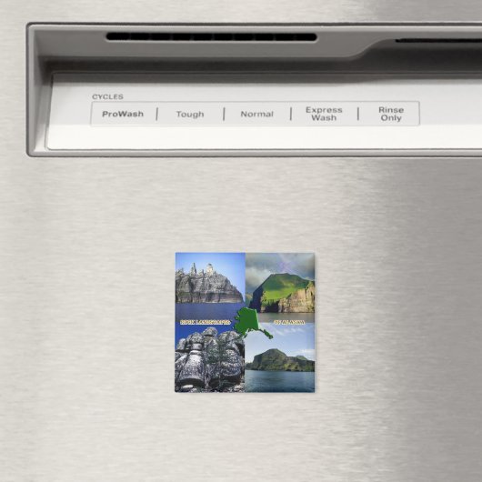 Rock Landscapes van Alaska Collage Magneet (Insitu (Vaatwasser))