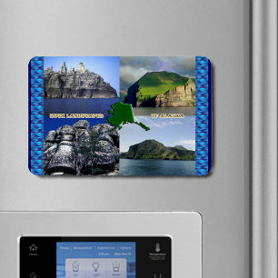 Rock Landscapes van Alaska Collage Magneet