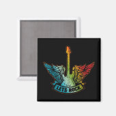 Rock Legend Rock en Roll Music Guitar Magneet (Voorkant / Achterkant)