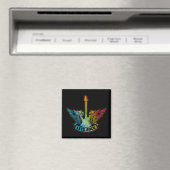 Rock Legend Rock en Roll Music Guitar Magneet (Insitu (Vaatwasser))