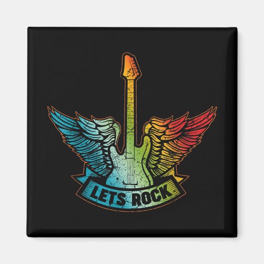 Rock Legend Rock en Roll Music Guitar Magneet (Voorkant)