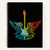 Rock Legend Rock en Roll Music Guitar Notitieboek (Voorkant)