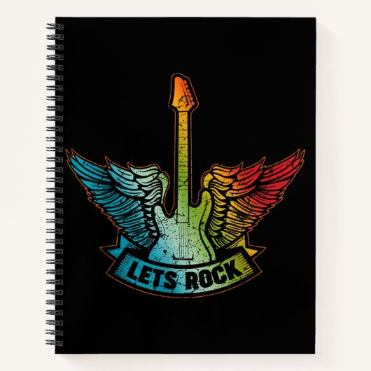 Rock Legend Rock en Roll Music Guitar Notitieboek (Voorkant)