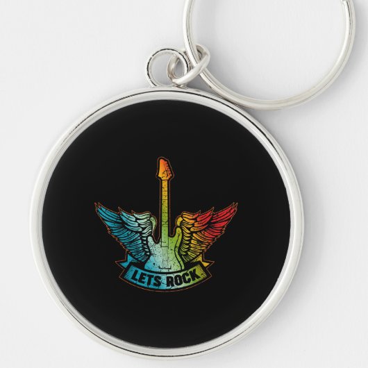 Rock Legend Rock en Roll Music Guitar Sleutelhanger (Voorkant)