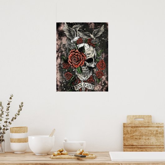 Rock & Liefde Poster (Keuken)