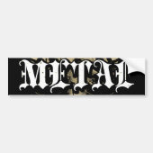 Rock=Life ' metaal'-Bumpersticker Bumpersticker (Voorkant)