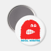 Rock=Life 'Metalen Monster' Metalen Magneet (Voorkant / Achterkant)