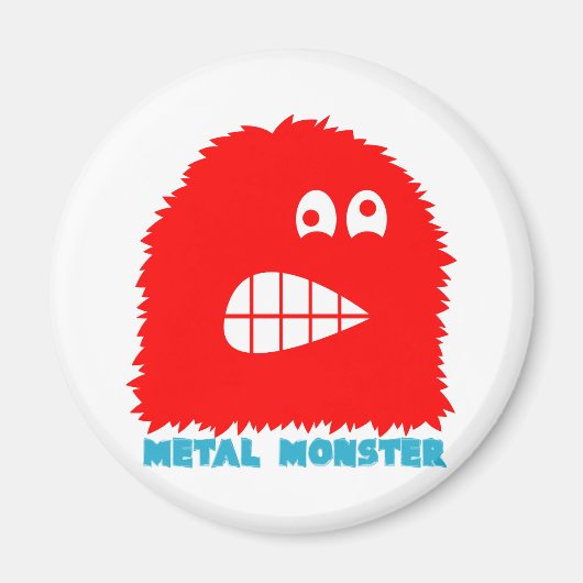 Rock=Life 'Metalen Monster' Metalen Magneet (Voorkant)